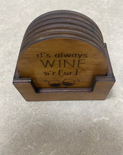 Porta vasos con cajita